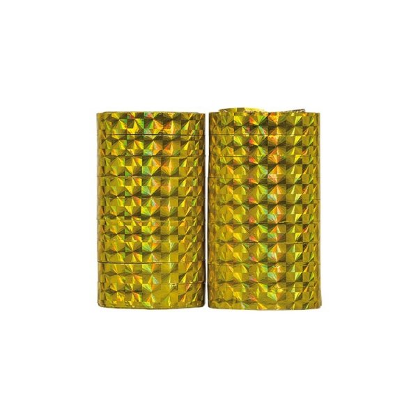 Luftschlangen - Holografisch - Gold - 2er-Pack Luftschlangen - Holografisch - Gold - 2er-Pack