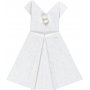 Aufkleber - wei - Kleid - Gre 35x31 mm - 6 Stk
