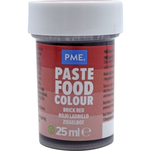 Pastenfarbe - Ziegelrot - PME - 25 g