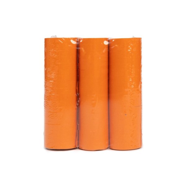 Luftschlangen - schwer entflammbar - orange - 3 Rollen Luftschlangen - schwer entflammbar - orange - 3 Rollen