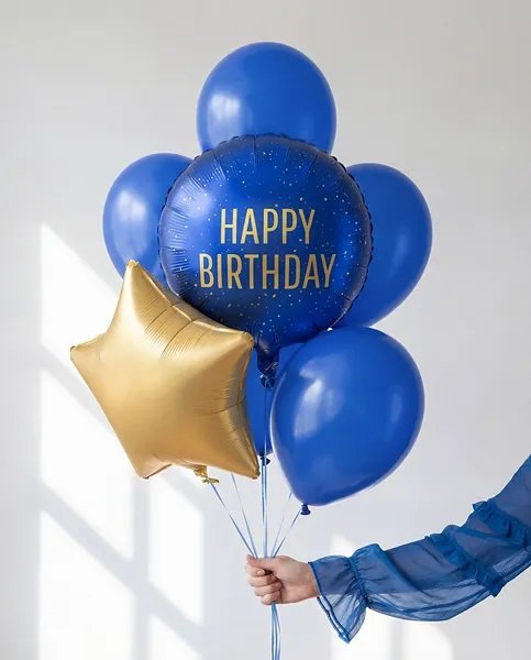 Folienballon - Alles Gute zum Geburtstag - Marineblau Folienballon - Alles Gute zum Geburtstag - Marineblau
