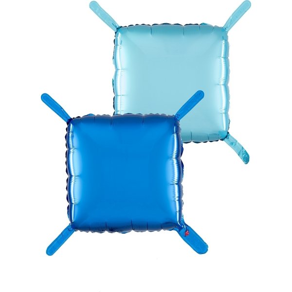 Kissenballons - Blau und Pastellblau 47 cm