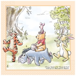 Winnie Puuh Servietten - 20er-Pack - 33 x 33 cm Winnie Puuh Servietten - 20er-Pack - 33 x 33 cm