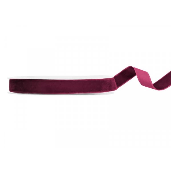 Veloursband - 10 m - Lila - 15 mm Veloursband - 10 m - Lila - 15 mm