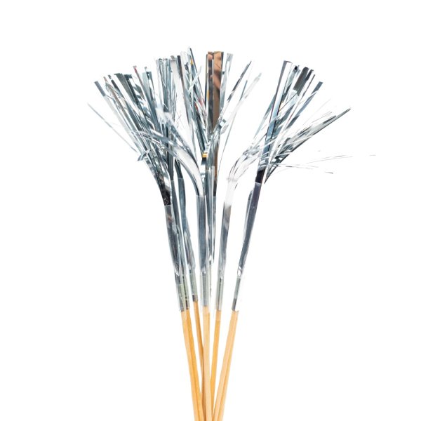 Partypicks - Silber - 24 cm - 10er-Packung Partypicks - Silber - 24 cm - 10er-Packung