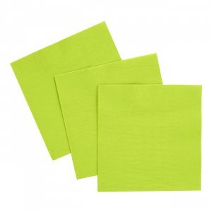 Kleine Servietten - Limettengr�n - 24 x 24 cm - 20er-Packung