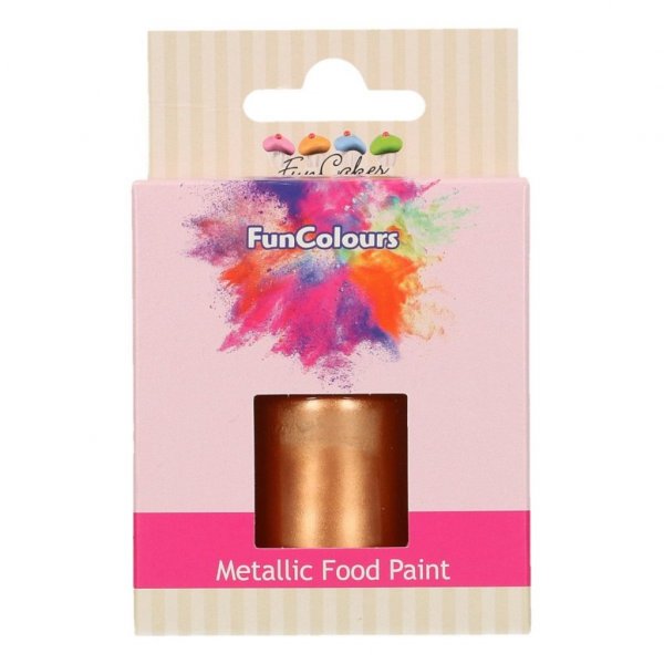 Essbare Farbe - FunCakes - Metallic-Kupfer - 30 ml Essbare Farbe - FunCakes - Metallic-Kupfer - 30 ml