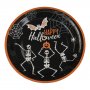 Pappteller - Skelett - 8er-Pack - 23 cm Pappteller - Skelett - 8er-Pack - 23 cm