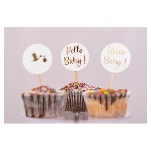 Kuchenspie�e - Hallo Baby - 6er-Pack