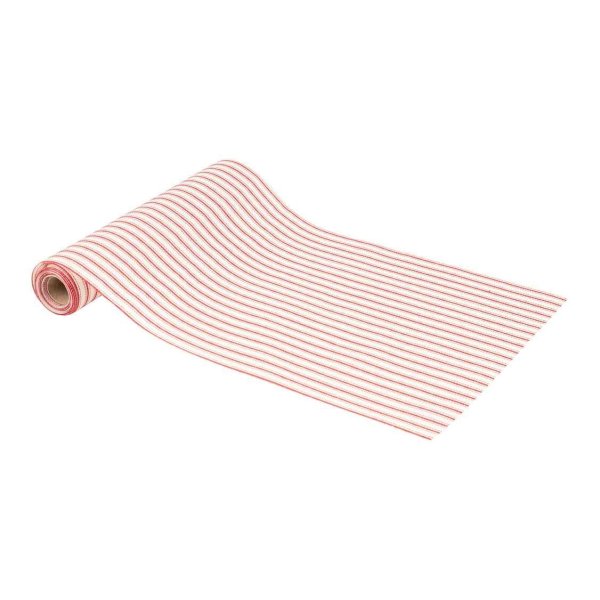 Tischläufer aus Stoff - Rot - 28 cm x 3 m Tischläufer aus Stoff - Rot - 28 cm x 3 m