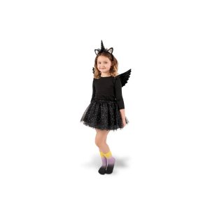 Einhorn - Schwarz - Kostüm - 116-128 cm (5-8 Jahre) Einhorn - Schwarz - Kostüm - 116-128 cm (5-8 Jahre)
