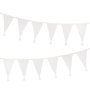 Wimpelgirlandenstoff - Weiß - 4 m Wimpelgirlandenstoff - Weiß - 4 m