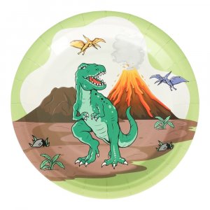 Pappteller - Dinosaurier - 8er-Pack - 23 cm Pappteller - Dinosaurier - 8er-Pack - 23 cm
