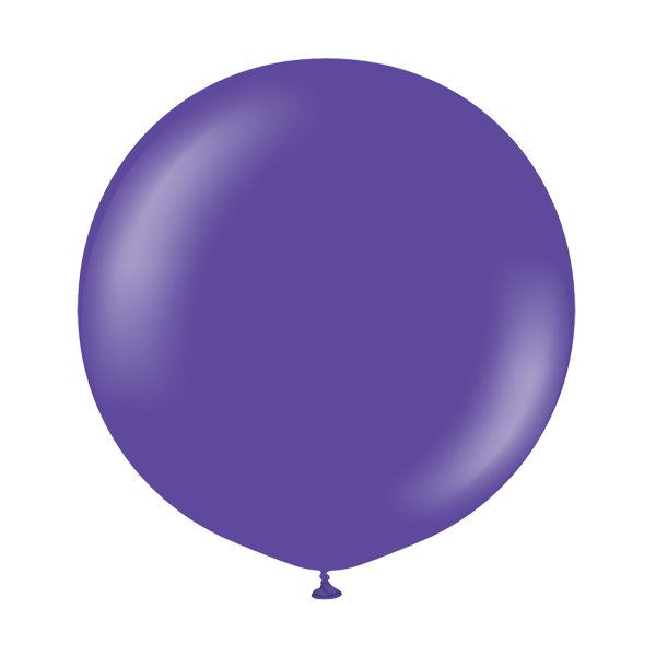Luftballons, einfarbig - Premium 60 cm - Violett - 2er-Pack