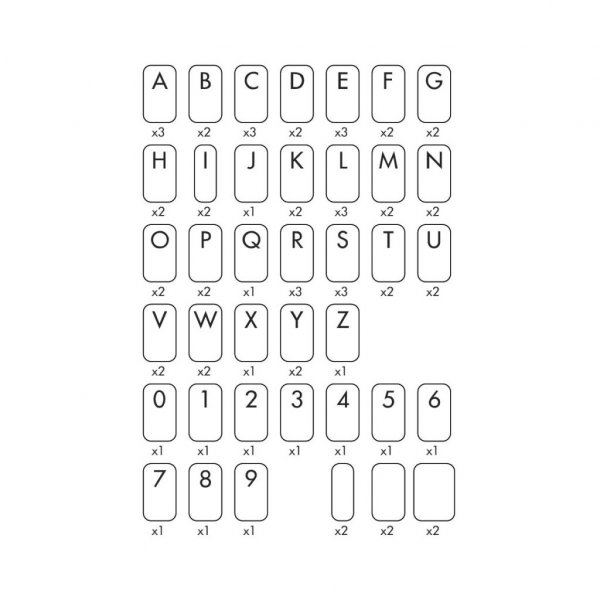 Create n Press - Zahlen und Buchstaben - PME Create n Press - Zahlen und Buchstaben - PME