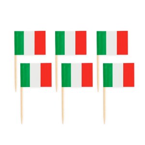 Cocktailfähnchen - Italien - 50er-Packung Cocktailfähnchen - Italien - 50er-Packung