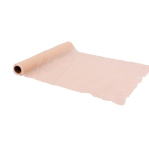 Tischläufer aus Stoff - Rosa - 28 cm x 3 m Tischläufer aus Stoff - Rosa - 28 cm x 3 m