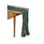 Tischläufer aus Stoff - Grün - 90 cm x 3 m Tischläufer aus Stoff - Grün - 90 cm x 3 m