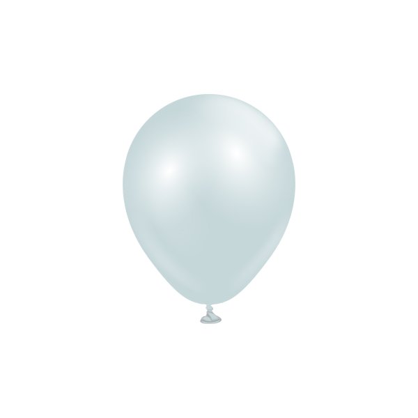 Mini-Ballons, einfarbig - Premium 13 cm - Aura Eisblau - 25er-Packung Mini-Ballons, einfarbig - Premium 13 cm - Aura Eisblau - 25er-Packung