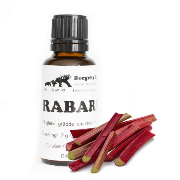 Aroma - Borgeby Kryddg�rd - Rhabarber - 25 ml