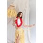 Hawaiianischer Kranz - Rote Rose - 120 cm