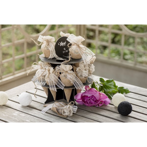 Konfetti-Tüten - Stoff - 4er-Pack Konfetti-Tüten - Stoff - 4er-Pack