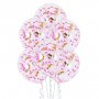 Konfetti-Luftballons - Rosa/Gold - 4er-Pack Konfetti-Luftballons - Rosa/Gold - 4er-Pack