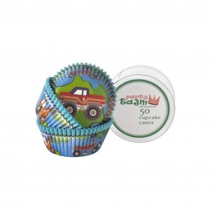 Cupcake-F�rmchen - Autos - 50er-Packung