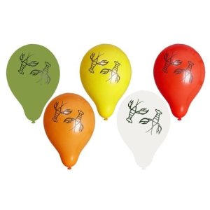 Luftballons - Bunt mit Krebsmotiven - 10er-Packung Luftballons - Bunt mit Krebsmotiven - 10er-Packung