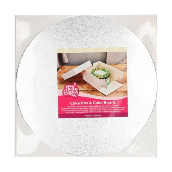 Kuchenbox mit Kuchenplatte - FunCakes - 30 x 30 x 15 cm Kuchenbox mit Kuchenplatte - FunCakes - 30 x 30 x 15 cm