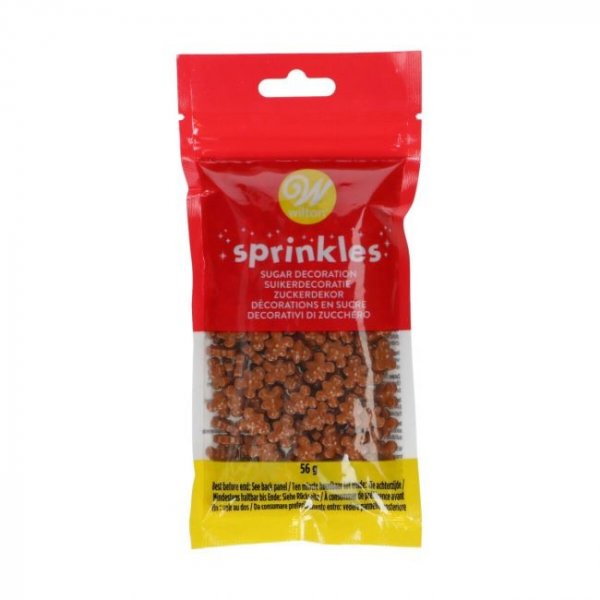 Wilton Sprinkles - Lebkuchenmänner 3D - 56g Wilton Sprinkles - Lebkuchenmänner 3D - 56g