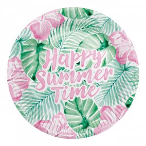 Pappteller - Fröhliche Sommerzeit - 23 cm - 8er-Packung Pappteller - Fröhliche Sommerzeit - 23 cm - 8er-Packung