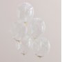 Konfetti-Ballons - Perlen - Pastell - 5er-Pack