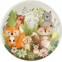 Pappteller - Freunde des Waldes - 18 cm - 6er-Pack Pappteller - Freunde des Waldes - 18 cm - 6er-Pack