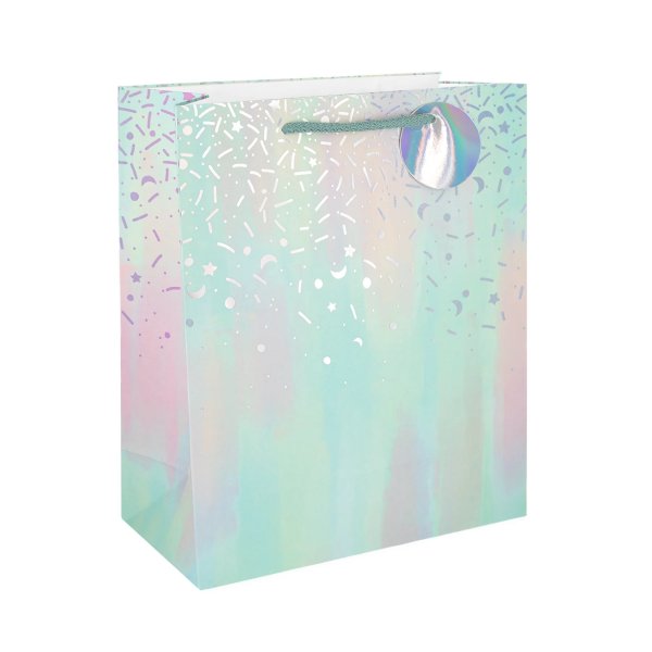 Geschenkt�ten/Angelstaubbeutel - Pastellfarbene Sterne & Mond - Klein, 18 x 23 cm - 12er-Packung