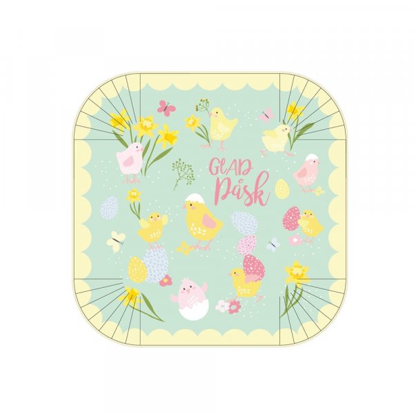 Pappteller - Frohe Ostern - 8er-Pack