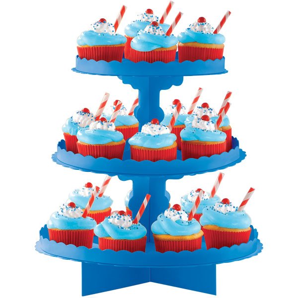Cupcake-Ständer - Hellblau Cupcake-Ständer - Hellblau