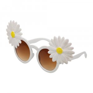 Sonnenbrille - Blumen - Weiß Sonnenbrille - Blumen - Weiß