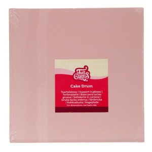 Dicke Kuchenform - Pastellrosa - Quadratisch - 25 x 25 cm - FunCakes Dicke Kuchenform - Pastellrosa - Quadratisch - 25 x 25 cm - FunCakes