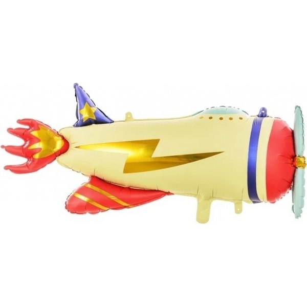 Folienballon - Flugzeug - 91x39 cm Folienballon - Flugzeug - 91x39 cm
