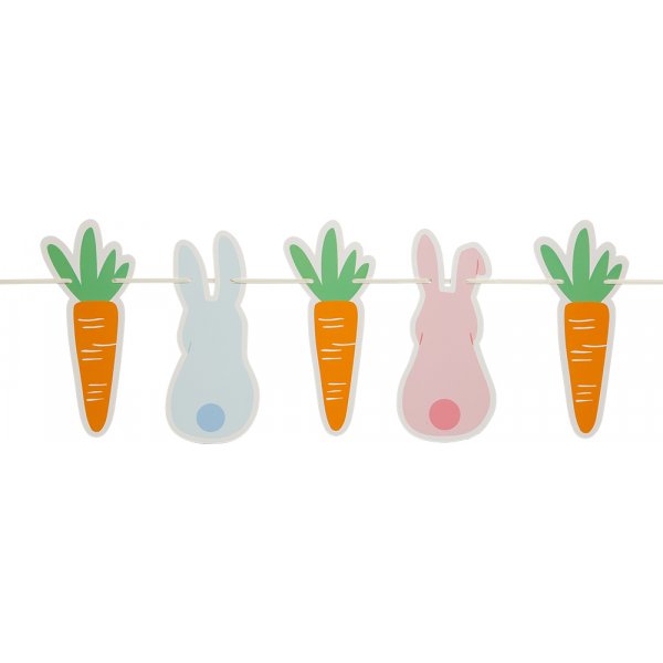 Banner - Osterhasen und Karotten - 2,4 m