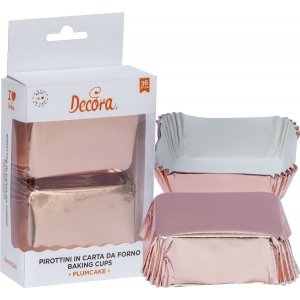Mini-Muffinformen - Roségold - Quadratisch - 20er-Packung Mini-Muffinformen - Roségold - Quadratisch - 20er-Packung