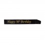 Schleife - 50. Geburtstag - Schwarz/Gold