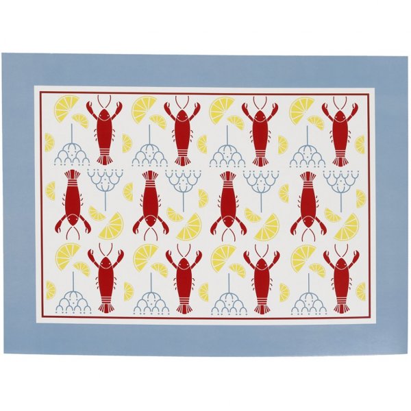 Tischsets - Flusskrebse - Mitternachtsblau - 4er-Pack
