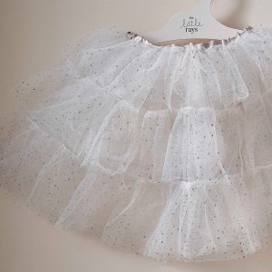 Prinzessinnenrock - T�ll - Wei� - 3-5 Jahre