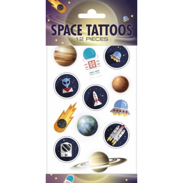 Tattoos - Weltraum - 20er-Packung Tattoos - Weltraum - 20er-Packung