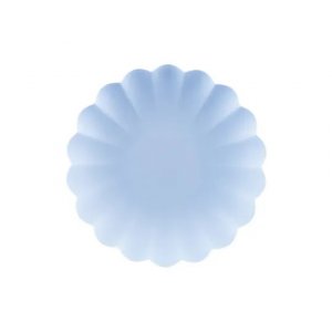 Wiederverwendbare Teller - Hellblau - 4er-Pack