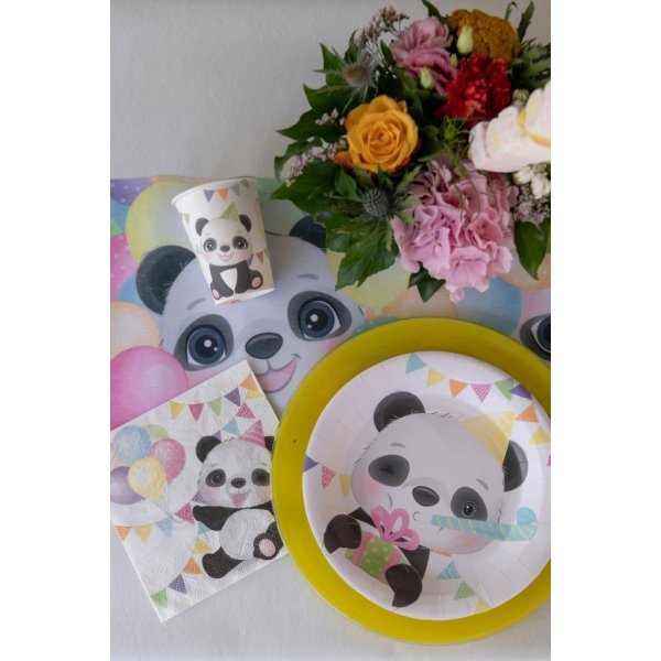 Servietten - Pastel Panda - 20er-Pack