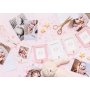 Fotogirlande - Storch - Rosa/Gold