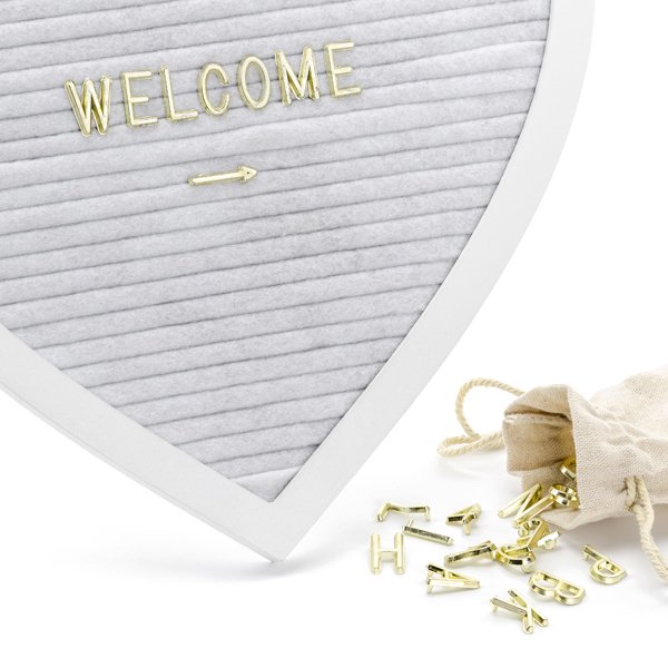 Brieftafel - Herz - Weiß/Gold Brieftafel - Herz - Weiß/Gold